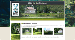 Desktop Screenshot of gite-la-garenne.com