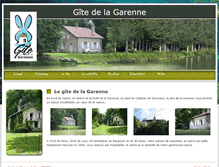 Tablet Screenshot of gite-la-garenne.com